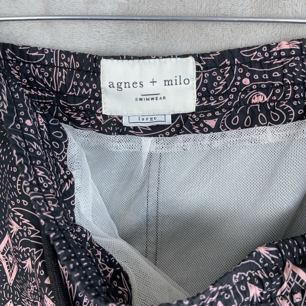 Agnes + Milo Pink Panther Mandala Enzo Swim Shorts Mens Large Euro Summer Beach - Picture 3 of 9